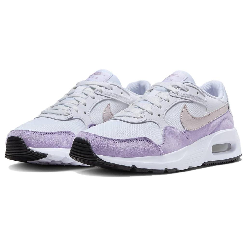 Nike Air Max SC Weiß Platin Violett Damen Sneaker Violett Violett-Nebel Schwarz CW4554-120