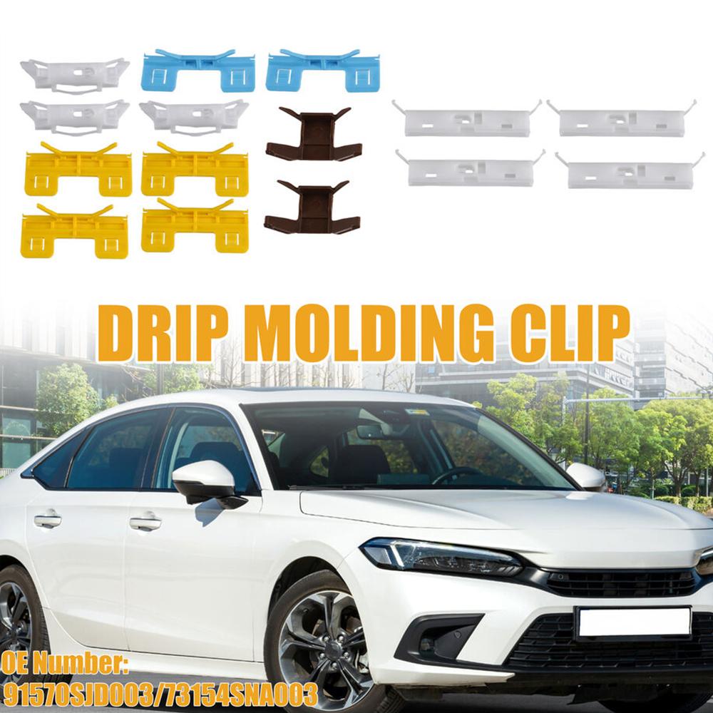 15Pcs For Honda Civic 2006-2011 Car Roof Fastener Clips Front Windshield Side
