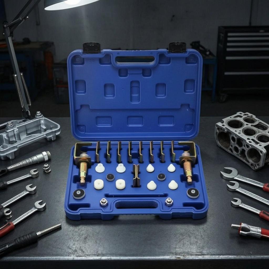 Tool Kit Metal Construction A/C Leak Test with Carrying Case Wear-Resistant