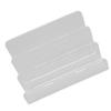 3 Compartments Mail Organizer Letter Holder Transparent Acrylic Vertical File Holder for Office
