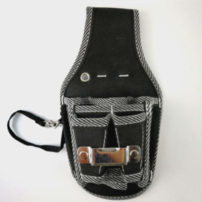 

9 in 1 Tool Belt Screwdriver Utility Kit Holder Top Quality Nylon Fabric Tool Bag Electrician Waist Pocket Pouch Bag чорний