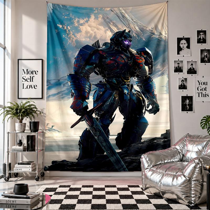 Wall TapestryTransformers Art Hanging Cloth Decorative Background Cover for Room Decoration