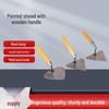 Peach-Shaped Wooden Handle Bricklayer Trowel and Pointed Shovel Set