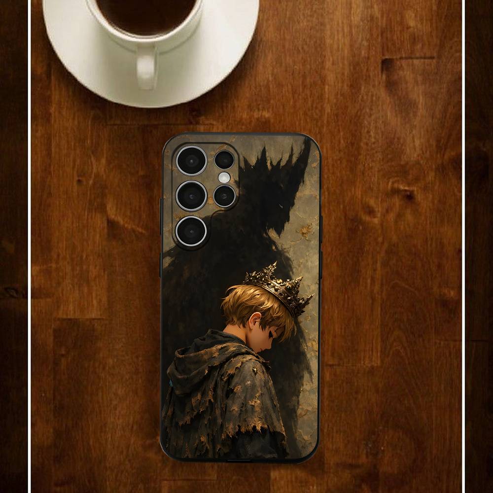 

Силиконовый чехол Король-монарх для Samsung S25 24 23 22 21 20 Plus Ultra 5G Lite Ударопрочный чехол Samsung S20lite5G