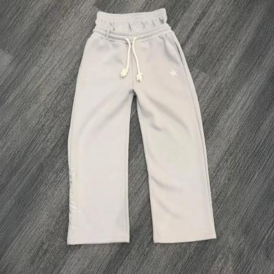 Pánské ležérní kalhoty Elastický pas Nastavitelná stahovací šňůrka Dlouhé kalhoty s kapsami Falešné dvoudílné Kalhoty pro volný čas s hvězdným potiskem