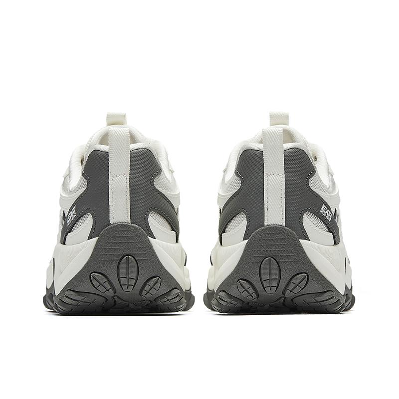 New Anta Cushioning And Breathable Low Top Casual Running Shoes Women's Ivory White Volcanic Gray 922515581-1