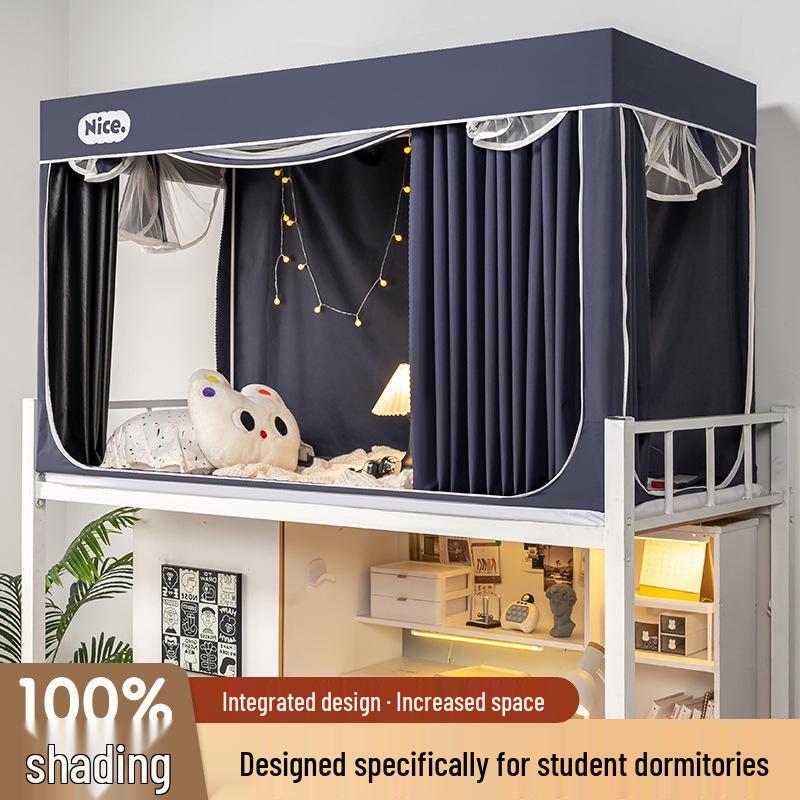 Blackout Bed Canopy & Mosquito Net for Student Privacy