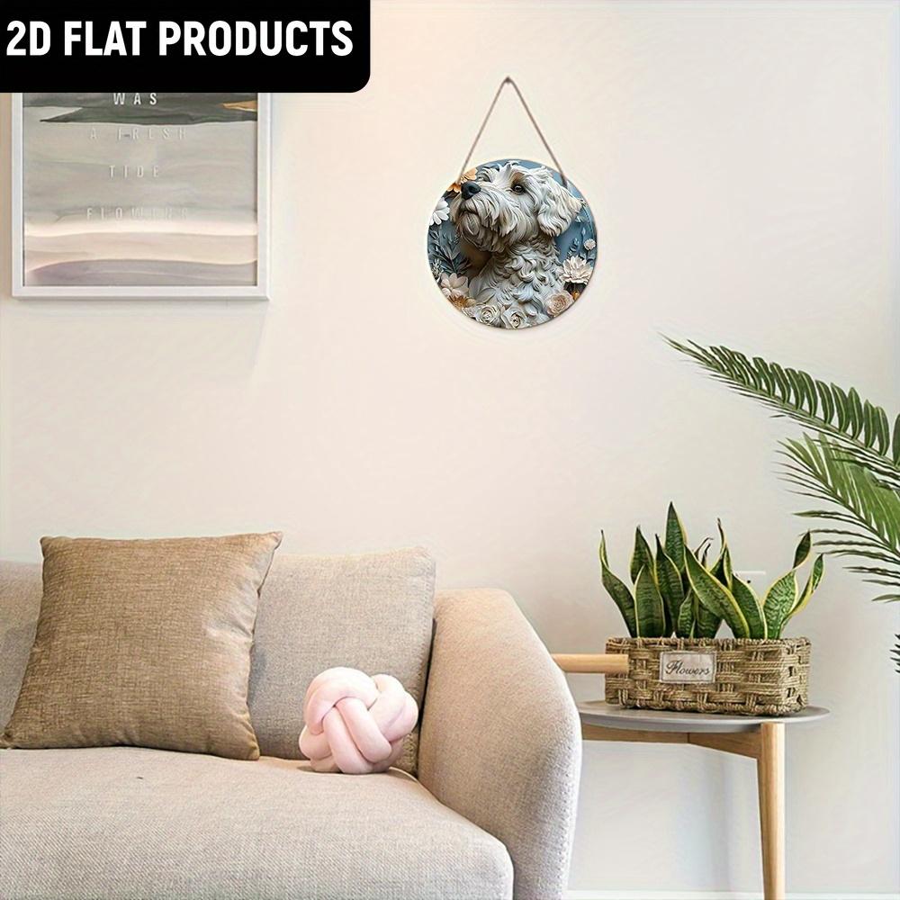 Wooden Charming Yorkshire Terrier Ornament - Perfect for Door, Wall, Home, Room, Farmhouse, Street, Shop, Garage, Bar, Garden, and Coffee House Decor