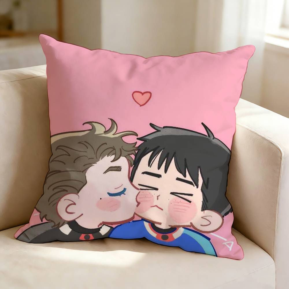 T-TV Shows H-Heated R-Rivalry Square Double-Sided printed Pillow Case Bedroom Bedside Pillow Sofa Cushion Cover