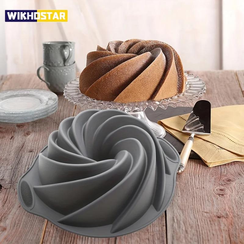 Silicone Hurricane Cake Mold High Temperature Resistant Household Oven Baking Pan Steamed Cake Mold Baking Tool