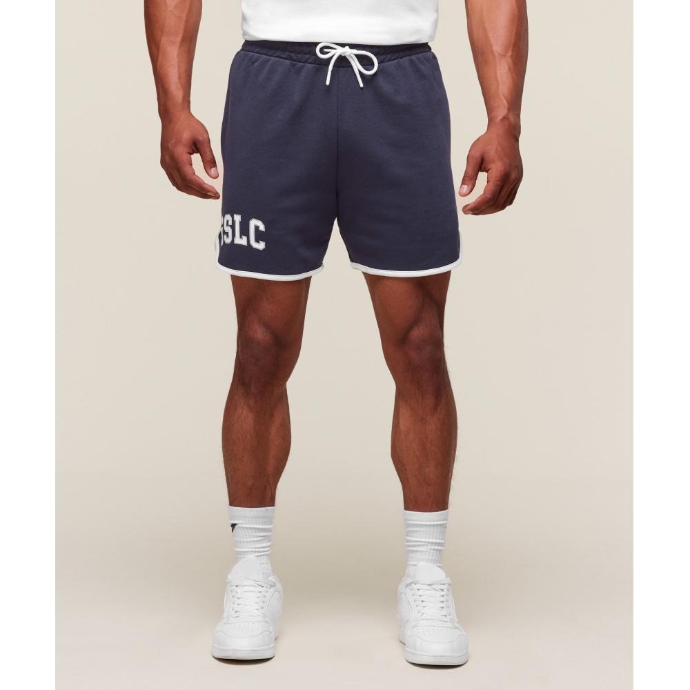 

Gymshark Gslc Contrast 5 Shorts Heavy Blue Soft White A2c6u Udb2 3XL