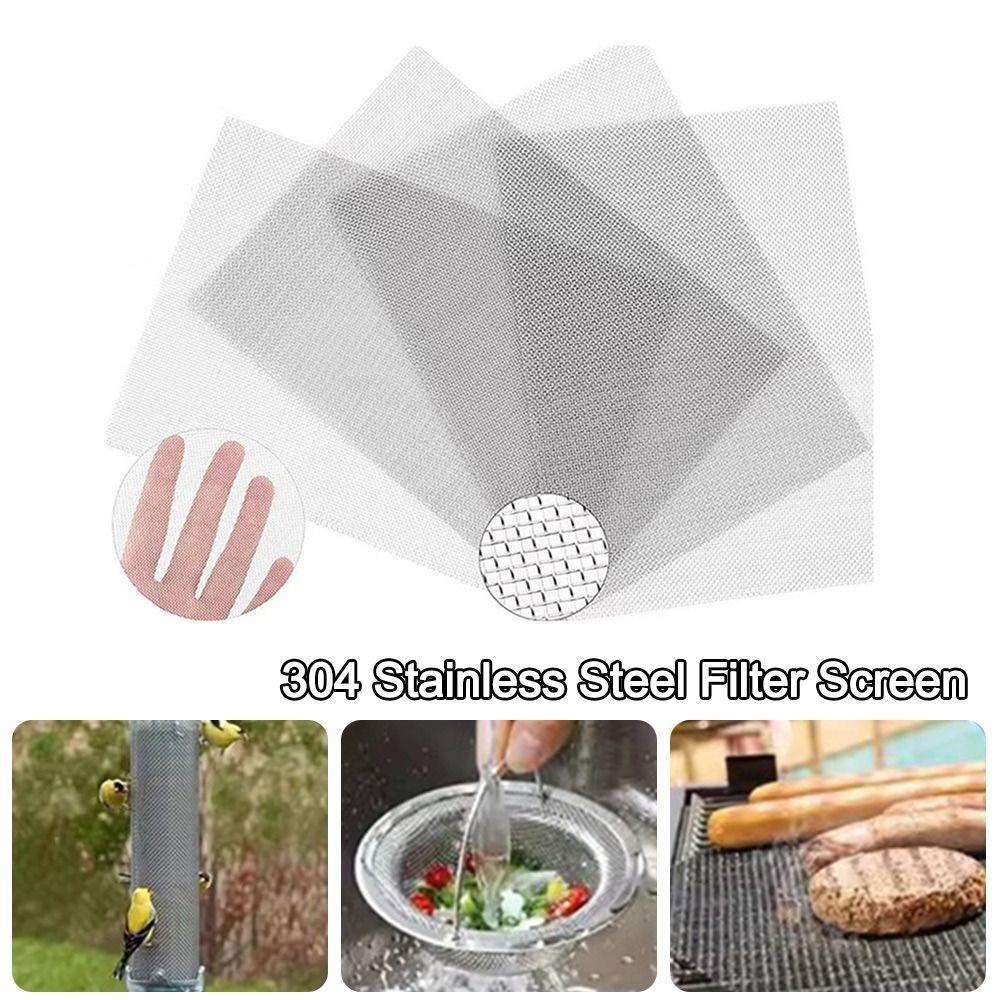 20 Mesh Screening Filter Sheet Woven Wire Stainles Steel Mesh 304 Stainless Steel Filter Screen