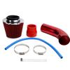 Universelles 76mm Auto Rennsport Turbo Induktionsrohr Schlauch Kit Mit Luftfilterkegel Einlass Kaltluftansaugsystem Aluminium Ansaugrohr