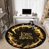 1pc The Lord of the Rings Carpet, Round Non-Slip Durable Large Size Office Carpet, Suitable for Office Yy250908048