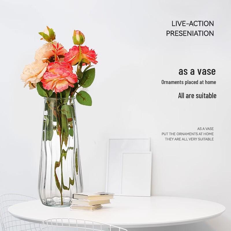 Li Lang Light Luxury Transparent Flower Vase