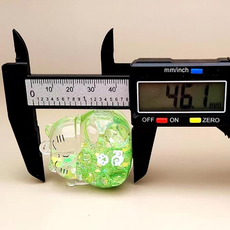 1Pcs Mini Resin Cartoon Cat Miniature Figures 3D Luminous Little Ornament Micro Landscape Diy Dollhouse Garden Decoration Craft