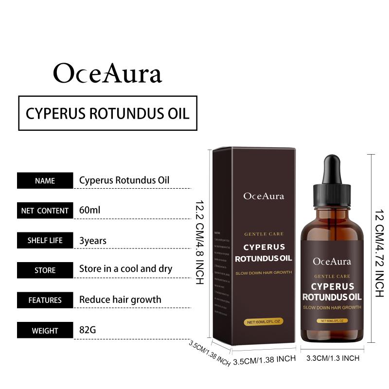 Oceaura Fragrant Aconite Treatment Oil Gently Nourishes Smooth Body Skin Cleansing Hair Removal Treatment Oil