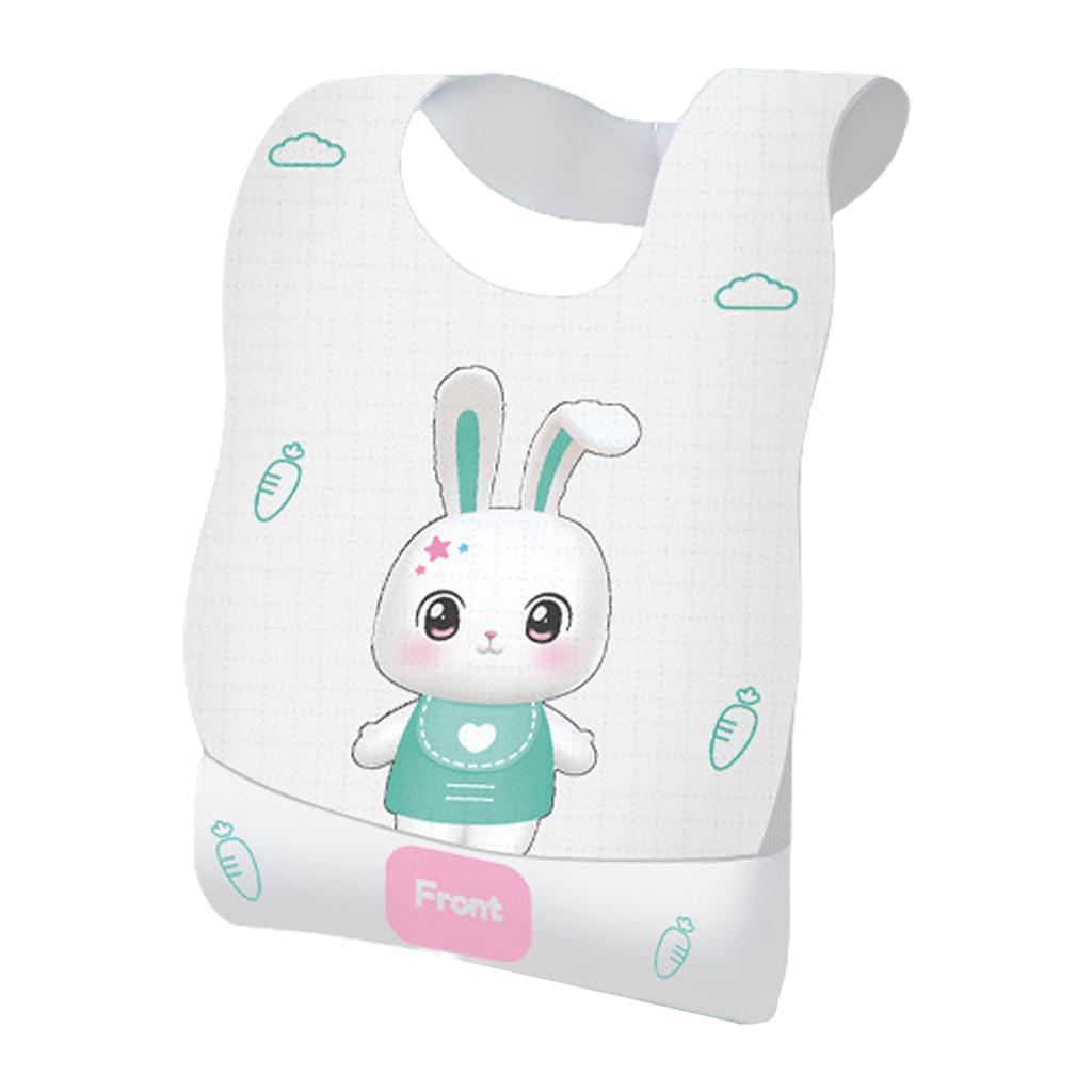 10Pcs Disposable Feeding Bibs Cotton Bib for Toddlers Newborns Cotton Drooling Apron Baby Burp Cloths Feeding Bibs