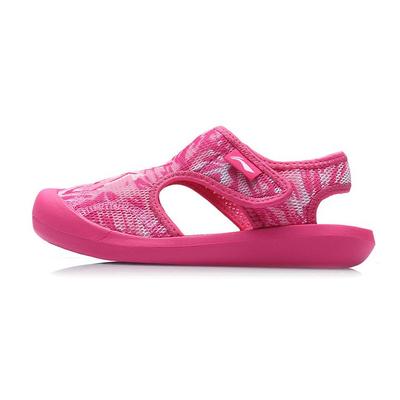 Li Ning Youth  Childrens Sports Trend Non-Slip Wear-Resistant Breathable Lightweight Sandals Kids Sandals Pink YKUQ058-42