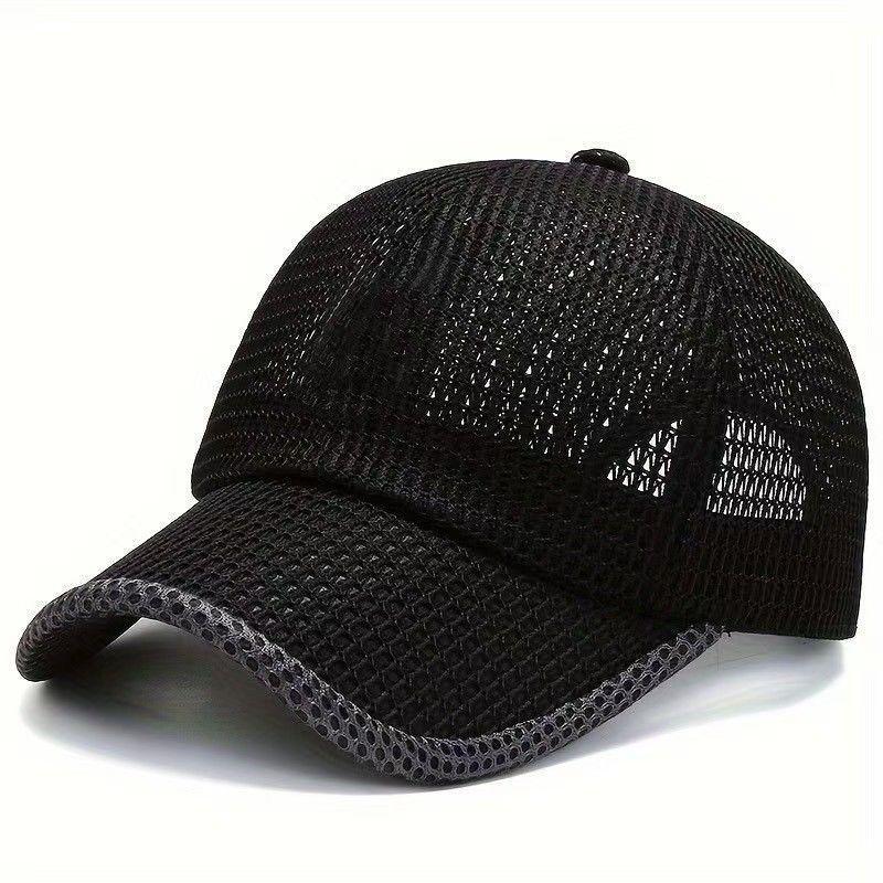 Summer Mens Baseball Cap With Breathable Linen Material And Adjustable Fit For Outdoor Sun Protection