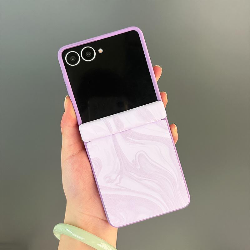 Skin-Feel Drop-Proof Case for Samsung Zflip8/7/6 - Full Wrap, Middle Hinge, Foldable Screen Protection