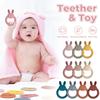 Easter Baby Teething Toys, Baby Bunny Toys, Easter Baskets, Easter Gifts, Easy To Clean Teething Rings