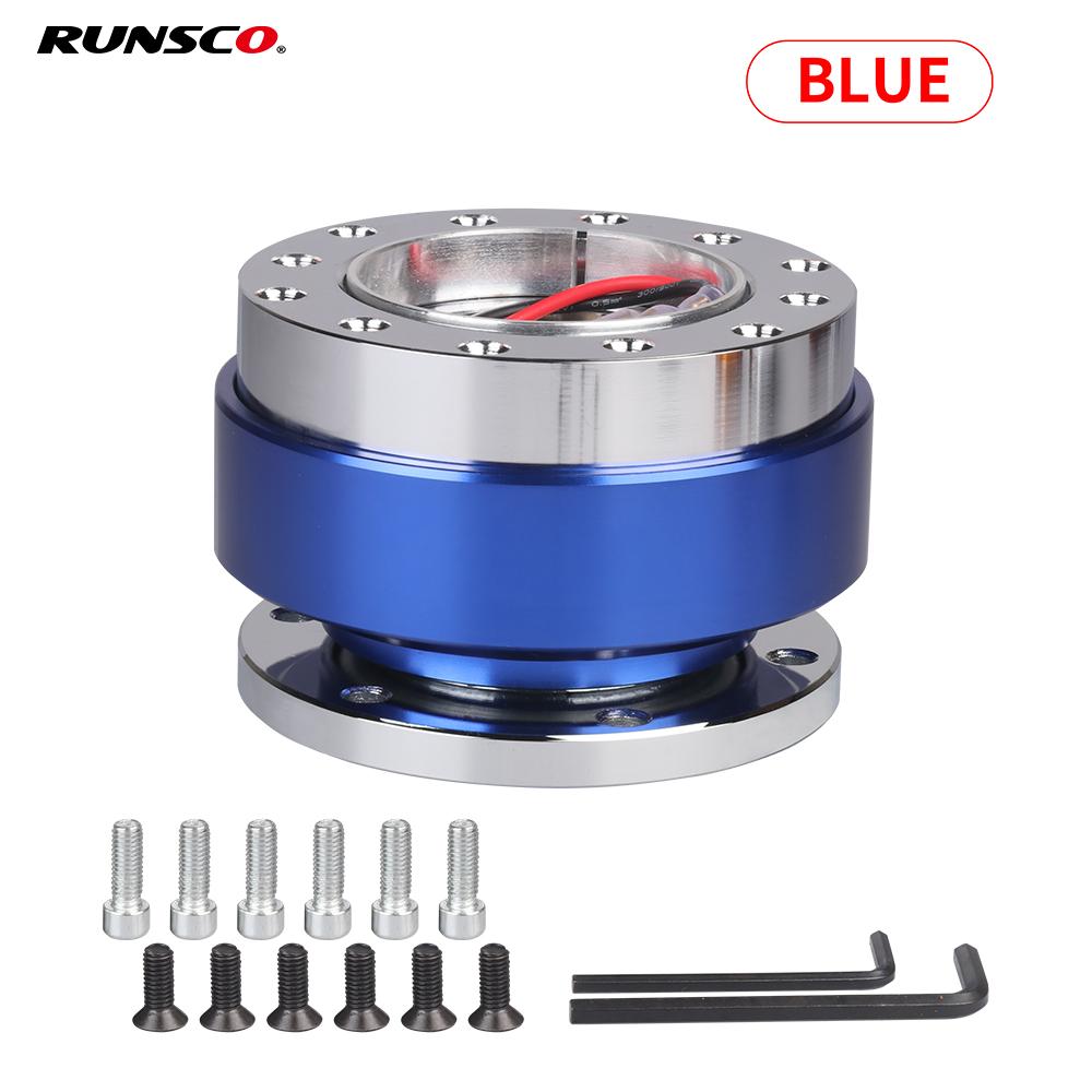 Universal Car Tuning Steering Wheel Quick Release Hub Adapter Snap Off Boss Kit Auto Accessories