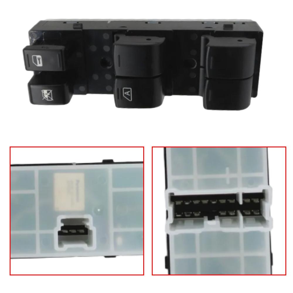 Fensterheberschalter 25401-JE20A 25401JE20A Für Nissan Qashqai Prcmake 2007-2015 Vorne links Elektrischer Fensterheberschalter