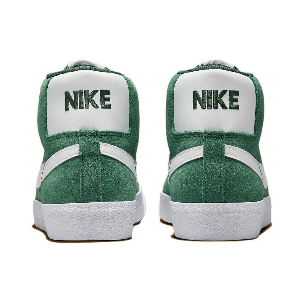 Nike Zoom Blazer Mid SB Abete Uomo Sneakers Verde Bianco FD0731-300