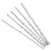 5Pcs Twist Drill Bit Lengthened Fast Chips Removal Round Shank Professional Twisted Drilling Bit Group for Tapping