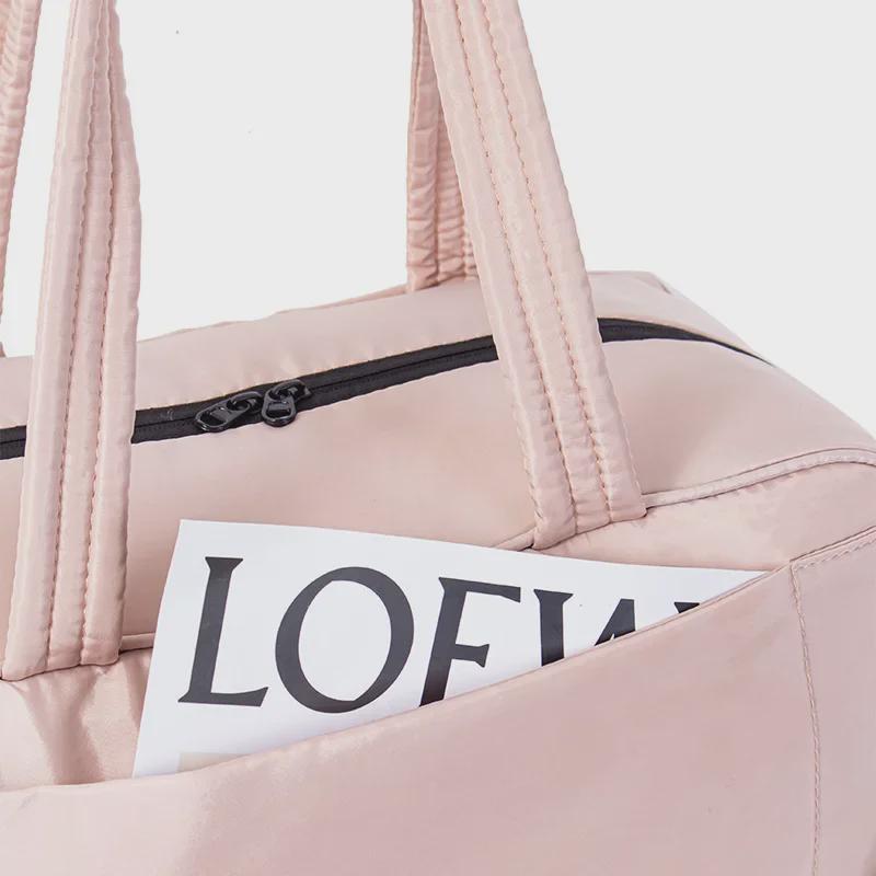Borsa da viaggio di alta qualità Lulu: Sacco a pelo in cotone con separazione di umido e secco ad alta capacità, portatile