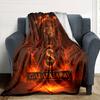 Aslanlar Galatasaray Blanket Ultra-Soft Suitable for Seaside Bed Chair Four Seasons Multipurpose Digital Print