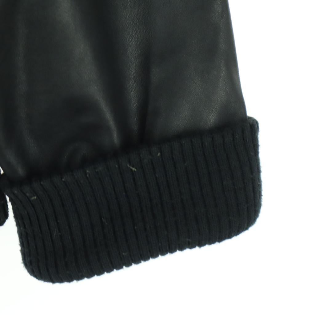 Audience Long sleeve leather Single riders jacket 2 black Sheep leather Men's Used