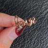 1pc Fresh and Clean LOVE Ring, Smooth Copper Ring with English Letters