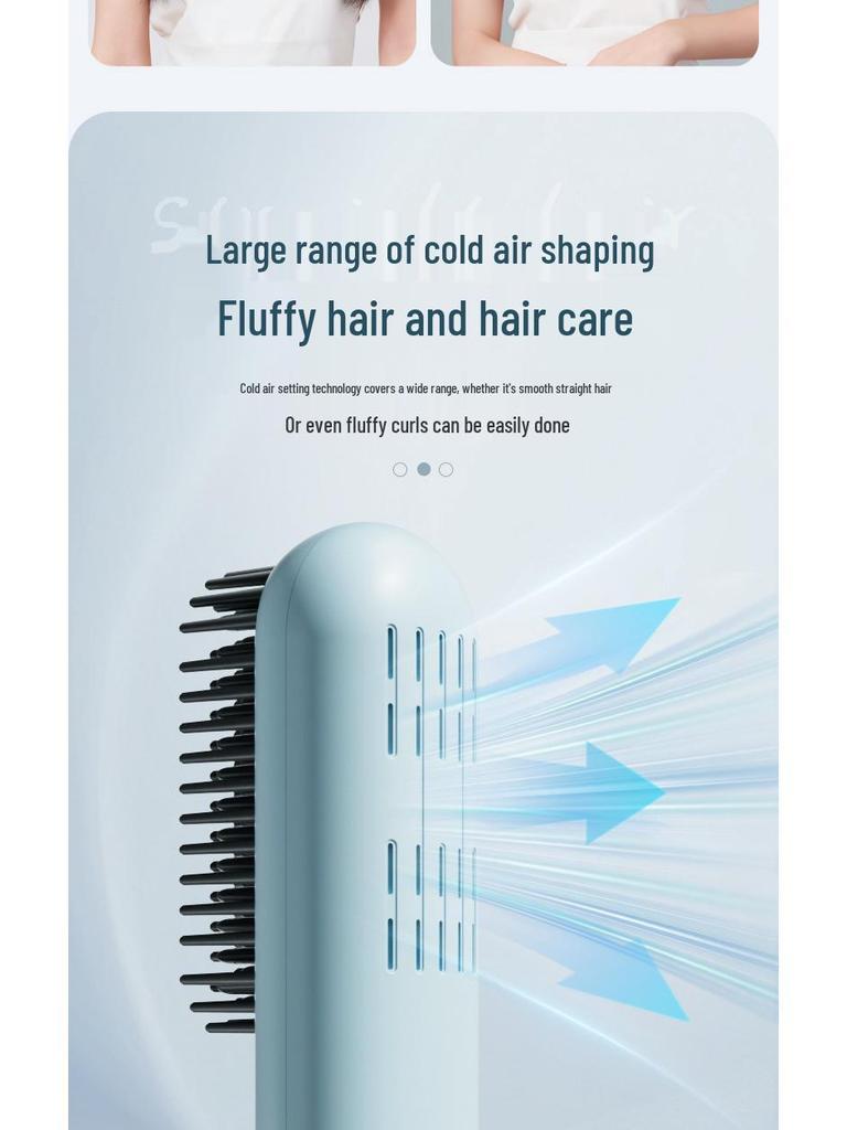 Cross-Border Ionic Hair Straightener Comb: Anti-Scald Design, Fast Heating & High Temperature