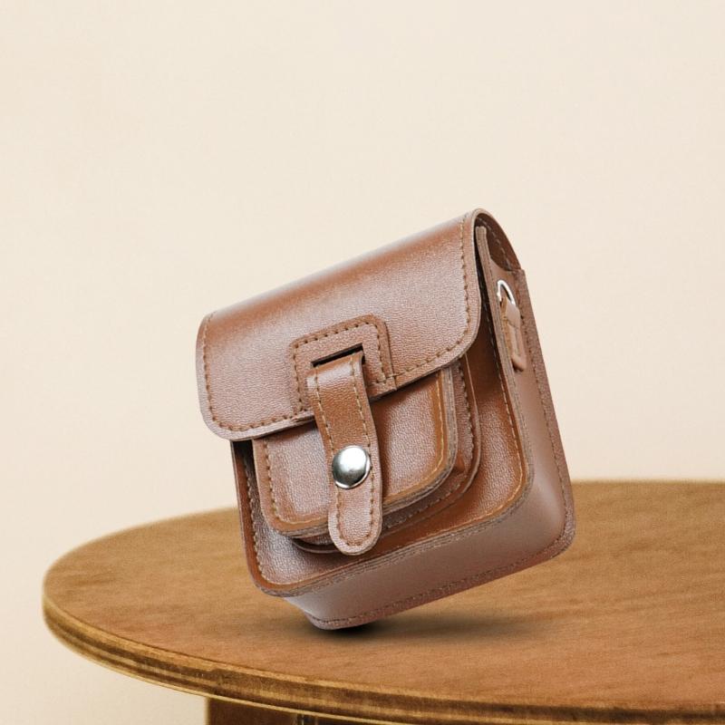 Portable Storage Case Pouch Shockproof Organizers Bag Suitable for RG34XXSP Handheld Console Water Resistant PU Leather