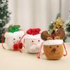 Christmas Decoration Bright Cloth Drawstring Apple Bag Santa Candy Bag Children's Gift Bag Christmas Apple Bag