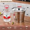304 Stainless Steel Food Grade Bucket with Lid