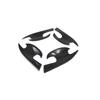 For Mazda 3 Axela -2024 ABS Carbon Fiber Door Handle Cover Bowl Trim Exterior Decoration Frame Accessories