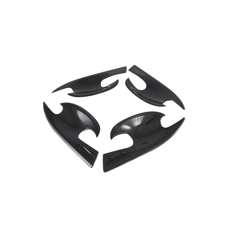 For Mazda 3 Axela -2024 ABS Carbon Fiber Door Handle Cover Bowl Trim Exterior Decoration Frame Accessories