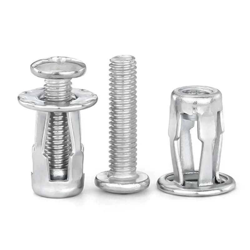 4 buc M4 M5 M6 M8 Nituri petale Piuliță Dispozitive de fixare cu șuruburi în formă de petală Set de șuruburi cu piuliță cu nituri din metal șuruburi de fixare pe perete tubular