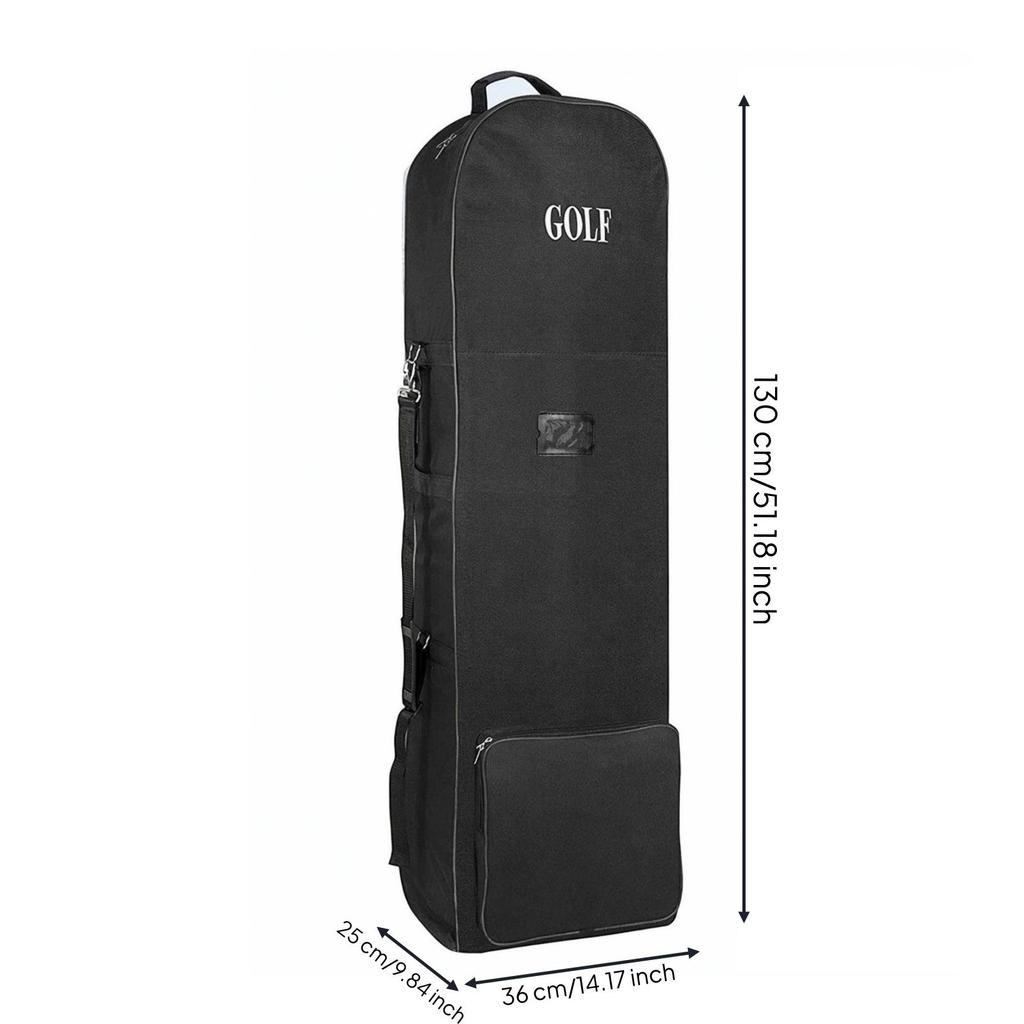 Travel Bag Long-Lasting Wheeled Golf Cover Water-Resistant