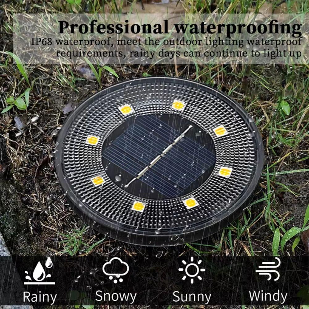 Waterproof LED Solar Floor Lamp LED Waterproof Underground Lamps  Courtyard Decoration