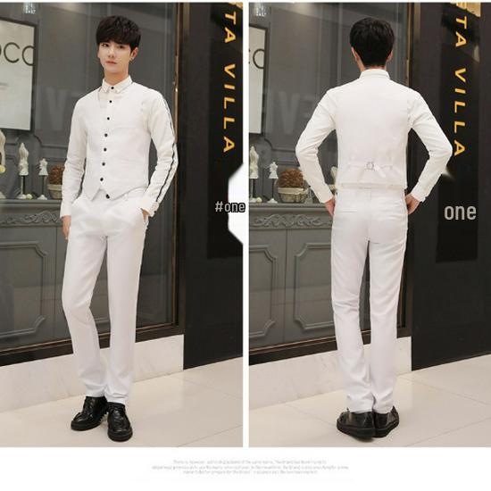 Ανδρικό Γιλέκο Κοστουμιού Casual Slim Fit Κορεατικού Στυλ Μεγάλο Μέγεθος