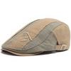 Beret Men's Vintage Camouflage Embroidery A Letter Shade Cap Cotton Fashion Outdoor Casual Forward Hat