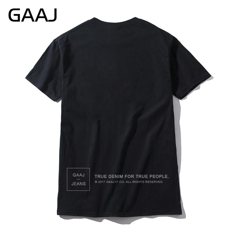 GAAJ USA America Flag Men T Shirt Top High Quality 100 Cotton Tshirts For Man Tshirt Printed Brand Clothing Casual Streetwear