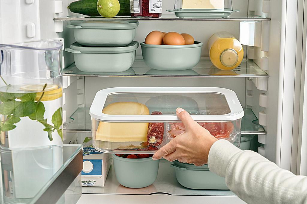 Rosti Mepal Storage Container CIRQULA 1250ml Nordic White 5703058NW