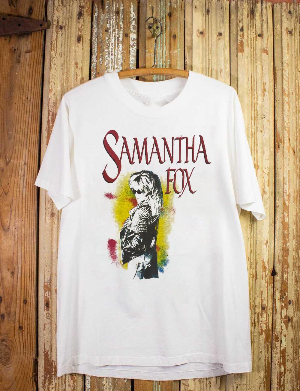 Samantha Fox Singer Album concert Adult Shirt Unisex Cotton Tee NE074 L