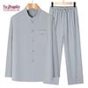 Yuzhaolin Men's Traditional Chinese Style Tang Suit Set