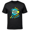 I Like Padel Maybe 3 People Sports Men T‑Shirt